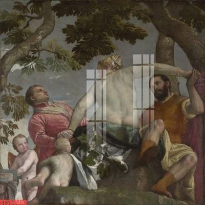 File tranh Tranh sơn dầu phương tây tổng hợp STS54660 (gốc) in vải canvas