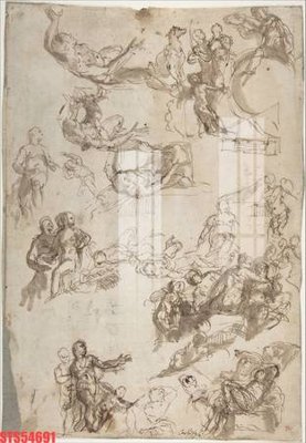 Tải file Tranh sơn dầu phương tây tổng hợp STS54691 (gốc) để in ấn ngay