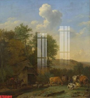 File PSD Tranh sơn dầu phương tây tổng hợp STS55011 (bản gốc) đã tách nền