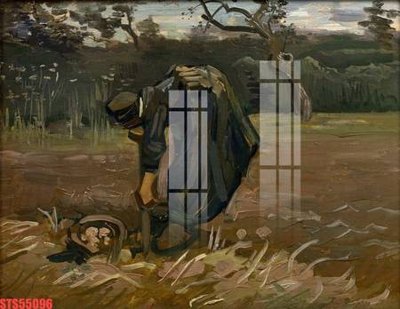 File ảnh Tranh sơn dầu phương tây tổng hợp STS55096 (gốc) in Hiflex