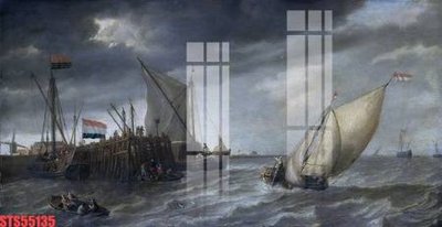 File tranh Tranh sơn dầu phương tây tổng hợp STS55135 (file gốc) chuẩn màu in