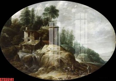 Download file Tranh sơn dầu phương tây tổng hợp STS55141 (gốc) in mica bàn thờ