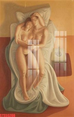 File gốc Tranh sơn dầu phương tây tổng hợp STS55208 (in mica) trang trí