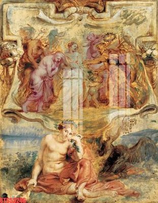 File tranh Tranh sơn dầu phương tây tổng hợp STS55246 (ảnh gốc) in trần xuyên sáng