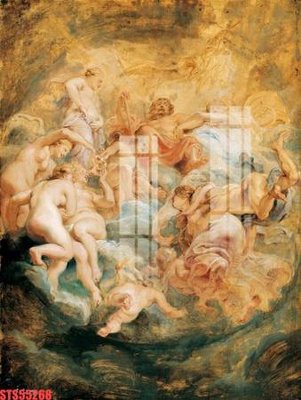 Download file gốc Tranh sơn dầu phương tây tổng hợp STS55268 (in mica) trang trí