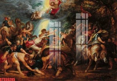 File in mica Tranh sơn dầu phương tây tổng hợp STS55285 (bản gốc) làm vách ngăn