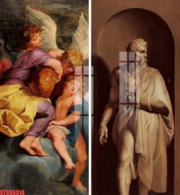 File tranh Tranh sơn dầu phương tây tổng hợp STS55314 (file gốc) chuẩn màu in