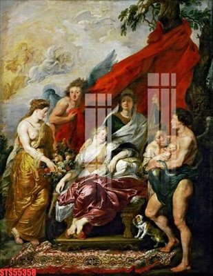 File PSD Tranh sơn dầu phương tây tổng hợp STS55358 (gốc) tách lớp chi tiết