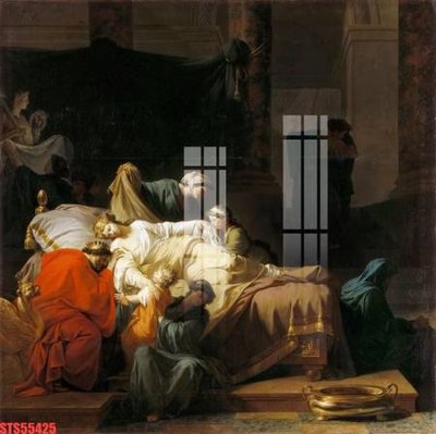 Tải file Tranh sơn dầu phương tây tổng hợp STS55425 (gốc) chủ đề phong thủy