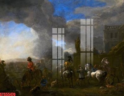 Download file Tranh sơn dầu phương tây tổng hợp STS55470 (gốc) in mica bàn thờ