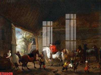 Chi tiết file tranh tráng gương Tranh sơn dầu phương tây tổng hợp STS55479 (ảnh gốc)