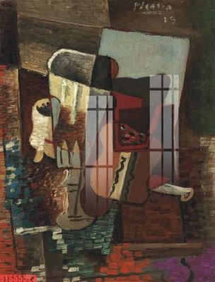 File tranh Tranh sơn dầu phương tây tổng hợp STS55523 (ảnh gốc) in trần xuyên sáng