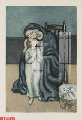 File gốc Tranh sơn dầu phương tây tổng hợp STS55615 (in lụa) tranh phong thủy