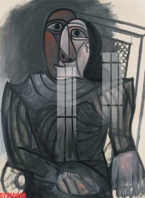 File tranh gốc Tranh sơn dầu phương tây tổng hợp STS55665 (bản quyền) file PSD