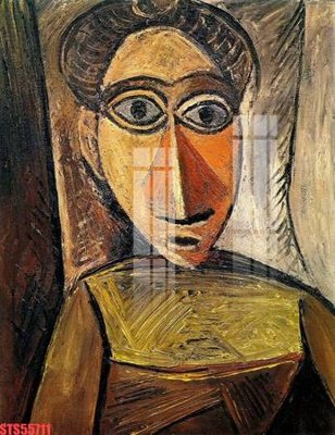 File tranh Tranh sơn dầu phương tây tổng hợp STS55711 (bản gốc) in lụa dán tường