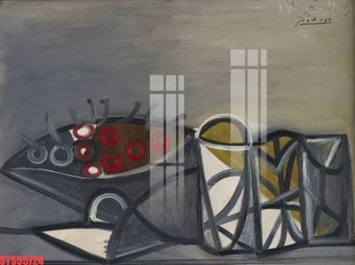 File in mica Tranh sơn dầu phương tây tổng hợp STS55724 (bản gốc) làm vách ngăn