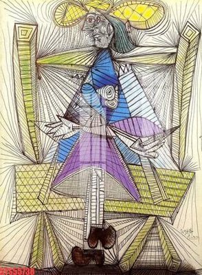 File gốc Tranh sơn dầu phương tây tổng hợp STS55730 (cho in 3D) độc đáo