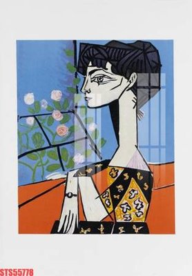 Ảnh gốc Tranh sơn dầu phương tây tổng hợp STS55778 (nét căng) in mica