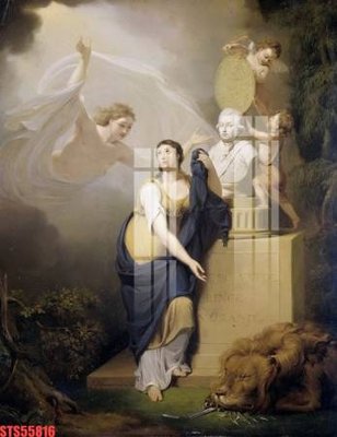 File gốc Tranh sơn dầu phương tây tổng hợp STS55816 (trang trí) cho phòng khách