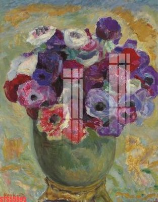 Ảnh gốc file in lụa Tranh sơn dầu phương tây tổng hợp STS55995 chi tiết