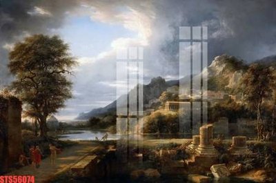 File gốc Tranh sơn dầu phương tây tổng hợp STS56074 (bản quyền) cho in ấn