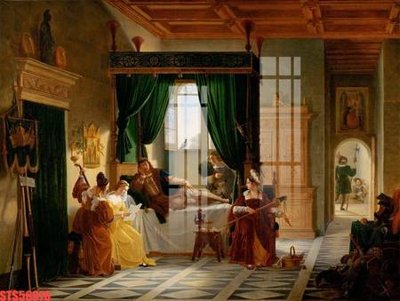 File ảnh Tranh sơn dầu phương tây tổng hợp STS56076 (gốc) trang trí khách sạn