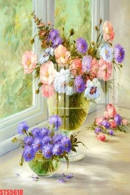 Download file gốc Tranh sơn dầu phương tây tổng hợp STS5610 (in mica) trong suốt