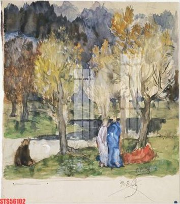 File tranh gốc Tranh sơn dầu phương tây tổng hợp STS56102 (bản quyền) độc đáo