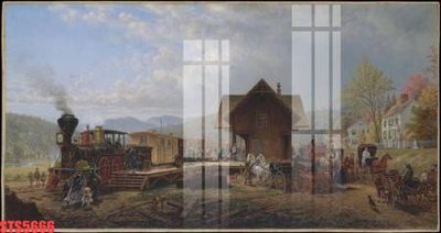 File tranh Tranh sơn dầu phương tây tổng hợp STS5666 (gốc) in vải canvas