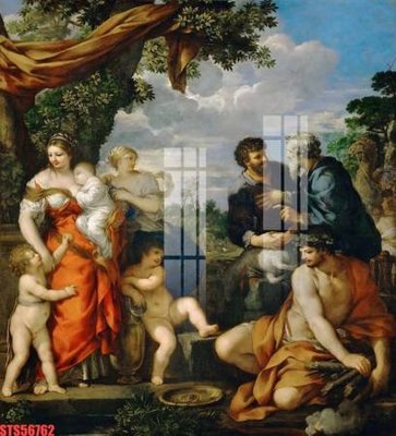 File tranh Tranh sơn dầu phương tây tổng hợp STS56762 (gốc) chủ đề con người