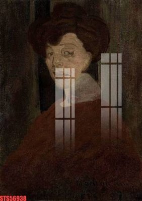 File in mica Tranh sơn dầu phương tây tổng hợp STS56938 (bản gốc) sắc sảo