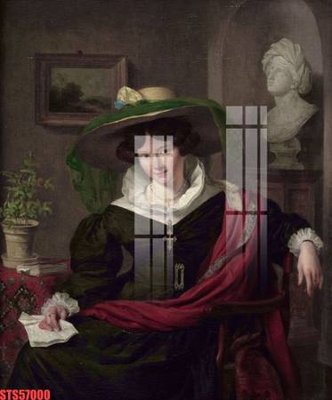 File gốc Tranh sơn dầu phương tây tổng hợp STS57000 (thiết kế) cho in ấn