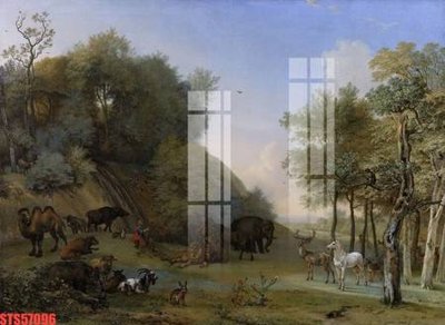 File tranh Tranh sơn dầu phương tây tổng hợp STS57096 (bản gốc) in lụa 3D