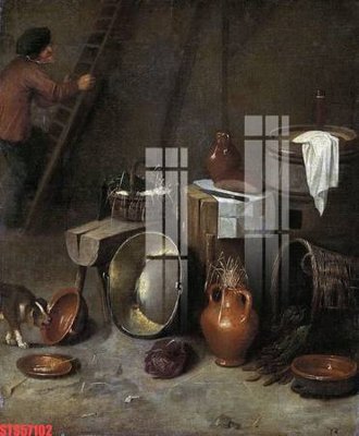 File tranh Tranh sơn dầu phương tây tổng hợp STS57102 (gốc) chủ đề thành phố