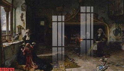 Download file Tranh sơn dầu phương tây tổng hợp STS57121 (chất lượng in ấn)