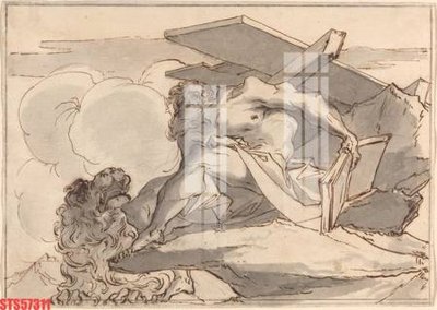 File in trần Tranh sơn dầu phương tây tổng hợp STS57311 (bản gốc) phong cảnh