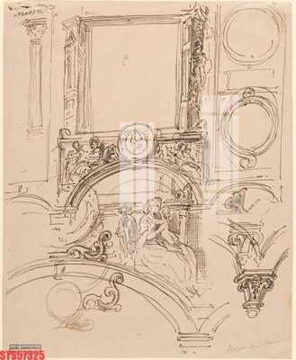 File ảnh Tranh sơn dầu phương tây tổng hợp STS57325 (gốc) in Hiflex