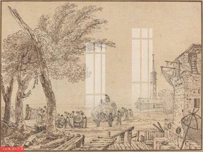 Download file gốc Tranh sơn dầu phương tây tổng hợp STS57407 (in mica) 3D