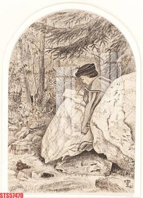 File tranh Tranh sơn dầu phương tây tổng hợp STS57470 (bản gốc) trang trí văn phòng