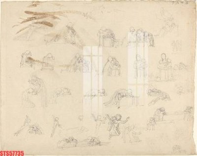 Tải file Tranh sơn dầu phương tây tổng hợp STS57735 (gốc) làm tranh treo tường