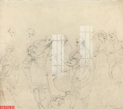 File tranh Tranh sơn dầu phương tây tổng hợp STS57912 (bản gốc) treo quán cafe