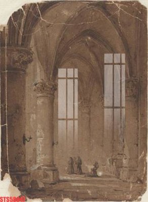 Tải file Tranh sơn dầu phương tây tổng hợp STS58047 (gốc) làm file in ấn