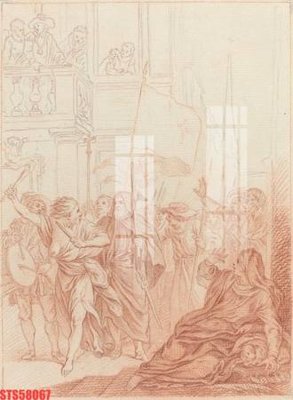 File ảnh Tranh sơn dầu phương tây tổng hợp STS58067 (gốc) in decal dán tường