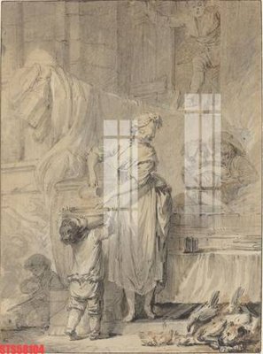 File tranh Tranh sơn dầu phương tây tổng hợp STS58104 (gốc) chủ đề thiên nhiên