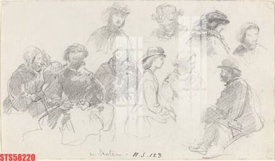 Download file Tranh sơn dầu phương tây tổng hợp STS58220 (chất lượng in ấn)