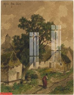 File gốc Tranh sơn dầu phương tây tổng hợp STS58284 (in lụa) hoa văn cổ điển