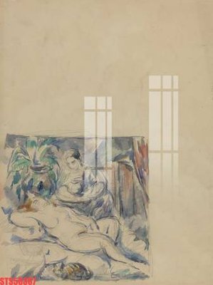 File gốc Tranh sơn dầu phương tây tổng hợp STS58367 (cho in 3D) độc đáo