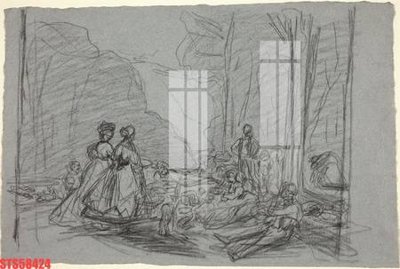 Tải file Tranh sơn dầu phương tây tổng hợp STS58424 (PSD) cho in tranh kính