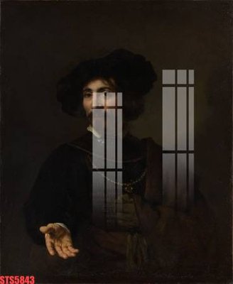 File gốc Tranh sơn dầu phương tây tổng hợp STS5843 (in mica) làm bảng hiệu