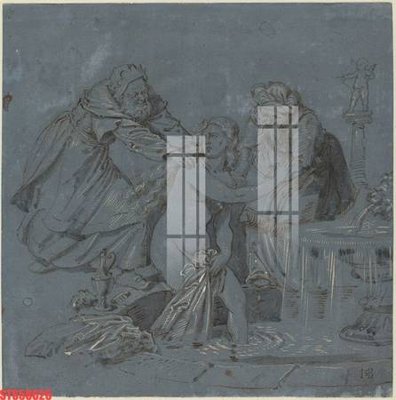 File gốc Tranh sơn dầu phương tây tổng hợp STS58625 (vector) cho in ấn